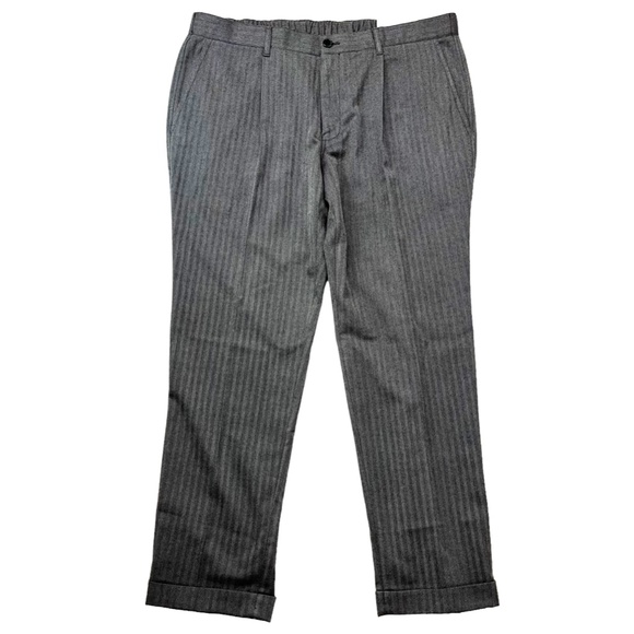 Men’s Herringbone Pleated Suit Pants XL INC International Concepts - Picture 6 of 13